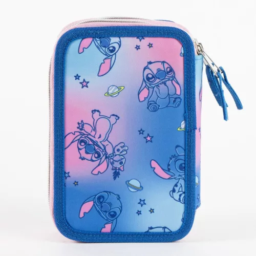Disney Lilo és Stitch, A csillagkutya Galaxy tolltartó töltött 3 emeletes Giotto