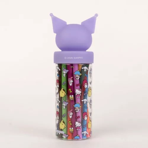Hello Kitty Kuromi 18 db-os filctoll szett 3D tartóban