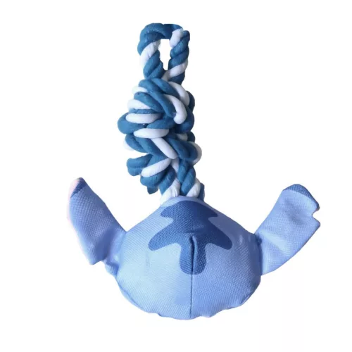 Disney Lilo és Stitch, A csillagkutya Cute sípoló kötél kutyajáték 30 cm