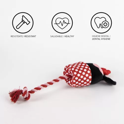 Disney Minnie Dots kötél kutyajáték 30 cm