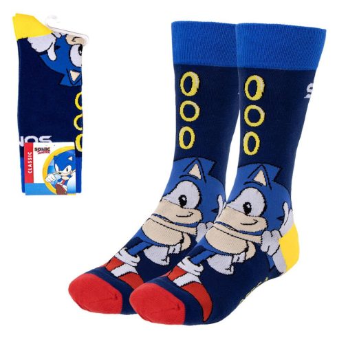 Sonic a sündisznó felnőtt hosszú szárú zokni 40/46