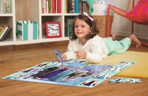 Interaktívne puzzle Disney Frozen Ľadové kráľovstvo 24 dielikov Clementoni