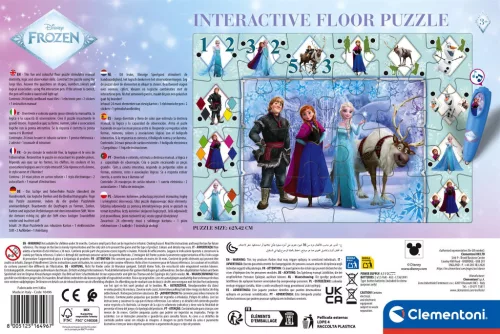 Interaktívne puzzle Disney Frozen Ľadové kráľovstvo 24 dielikov Clementoni
