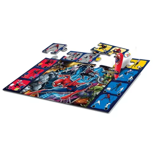 Interaktívne puzzle Spider-Man Enemies s 24 dielikmi od Clementoni