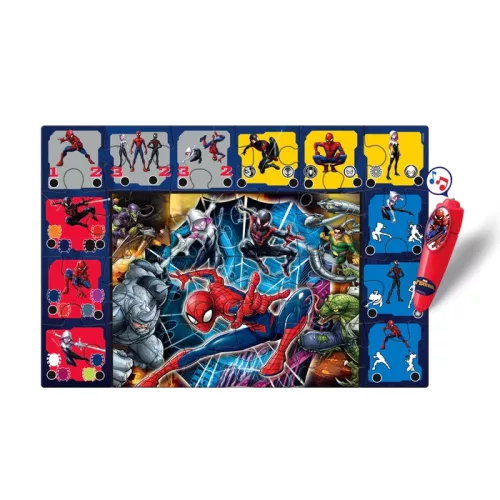 Interaktívne puzzle Spider-Man Enemies s 24 dielikmi od Clementoni