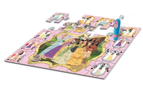 Interaktívne puzzle Disney Princezny Stretnutie 24 dielikov Clementoni