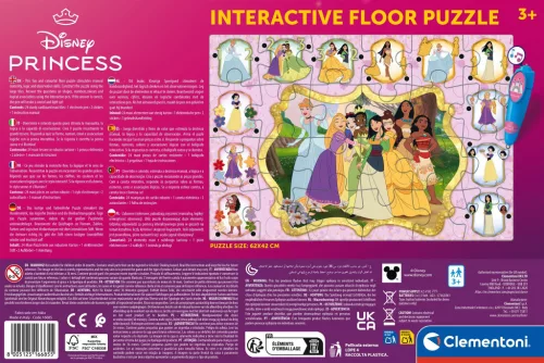 Interaktívne puzzle Disney Princezny Stretnutie 24 dielikov Clementoni