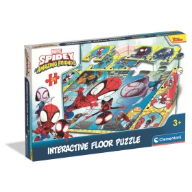   Interaktívne puzzle Spiderman, Spidey a priatelia, 24 dielikov, Clementoni