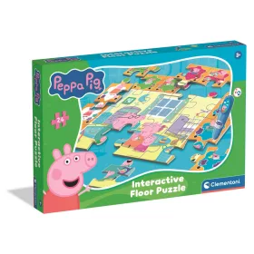   Interaktívne puzzle Prasiatko Peppa Čítanie s 24 dielikmi Clementoni
