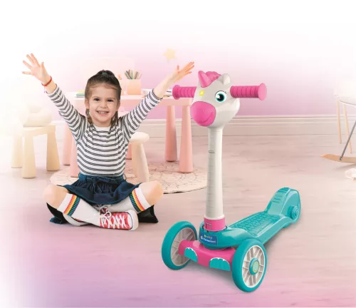 Háromkerekű Pink unikornis roller Clementoni