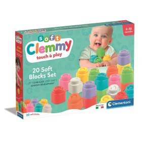   Šareni set mekih građevinskih kocki Clemmy od 20 dijelova Clementoni