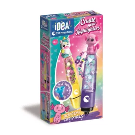 Buntes, trendiges Tier-Textmarker-Set von Clementoni