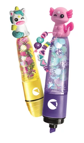 Buntes, trendiges Tier-Textmarker-Set von Clementoni