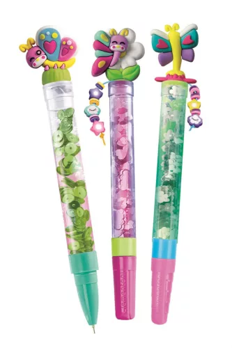 Bunte Schmetterlinge Stiftebastelset von Clementoni
