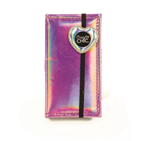 Crazy Chic Holo Purple pénztárca alakú sminkszett Clementoni