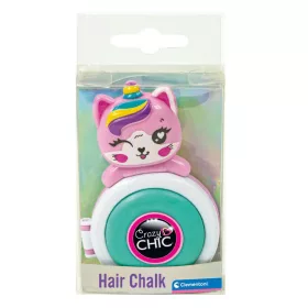 Crazy Chic Animal zöld hajszínező kréta Clementoni