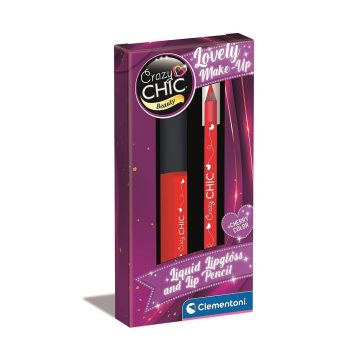   Crazy Chic Cherry szájfény és szájkontúrceruza Clementoni