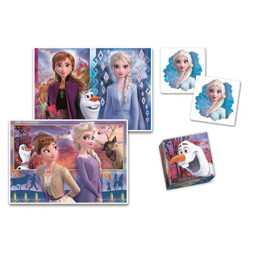 Disney Die Eiskönigin Staffeln 4 in 1 Spielzeugkollektion Clementoni
