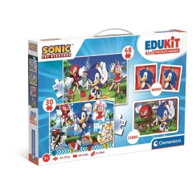   Sonic the Hedgehog Charaktere 4 in 1 Spielzeugkollektion Clementoni
