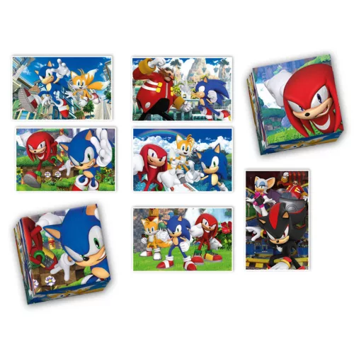 Sonic the Hedgehog Charaktere 4 in 1 Spielzeugkollektion Clementoni