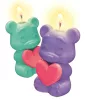 Teddybär-Liebeskerzen-Set von Clementoni