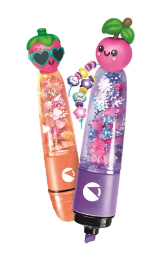 Buntes Frucht-Textmarker-Set von Clementoni