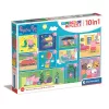 Puzzle Peppa Pig Life 10 v 1 Clementoni