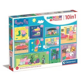 Puzzle Peppa Pig Life 10 v 1 Clementoni