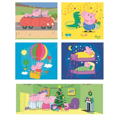 Puzzle Peppa Pig Life 10 v 1 Clementoni