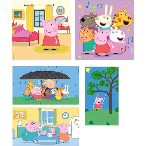 Puzzle Peppa Pig Life 10 v 1 Clementoni