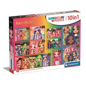 Dúhové puzzle High Personalities 10 v 1 Clementoni