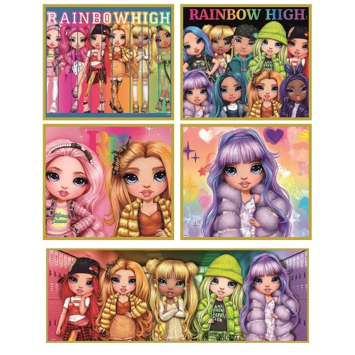 Dúhové puzzle High Personalities 10 v 1 Clementoni