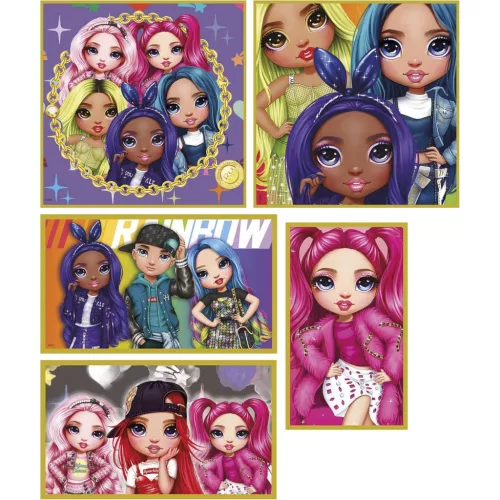 Dúhové puzzle High Personalities 10 v 1 Clementoni