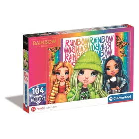   Clementoni Rainbow High Butterfly 104 dielikové Brilantné puzzle