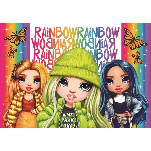 Clementoni Rainbow High Butterfly 104 dielikové Brilantné puzzle
