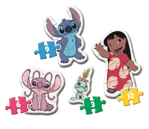 Disney Lilo und Stitch, Mein erster Sternenhund Puppenform-Puzzle Clementoni