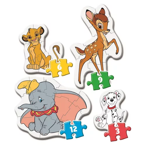 Disney Classics Moje prvé puzzle v tvare bábiky Clementoni