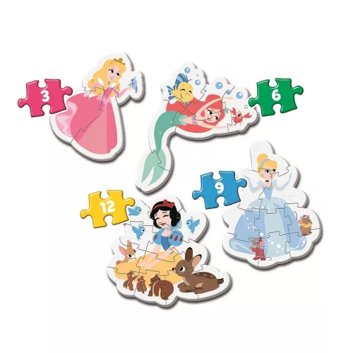 Puzzle v tvare bábiky Disney Princezná Moje prvé Clementoni