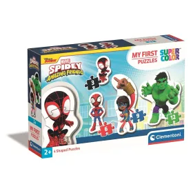   Spiderman Spidey Moje prvé puzzle v tvare bábätka Clementoni
