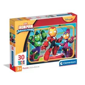  Iron Man und sein Superteam-Trio, 30-teiliges Puzzle von Clementoni