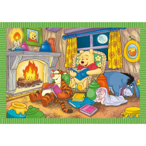 Disney Winnie Puuh Fun Days Forever 4-in-1-Puzzle von Clementoni