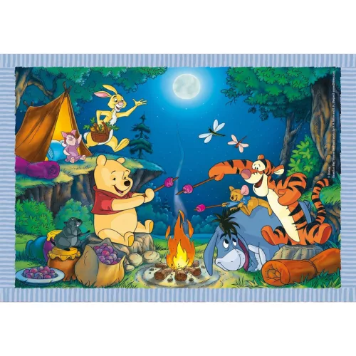 Disney Winnie Puuh Fun Days Forever 4-in-1-Puzzle von Clementoni