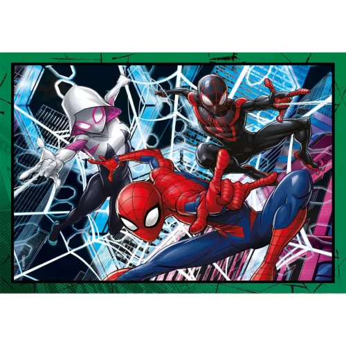Spider-Man Trio v akcii 4 v 1 puzzle Clementoni
