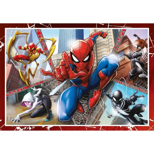 Spider-Man Trio v akcii 4 v 1 puzzle Clementoni