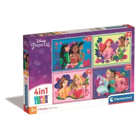 Rozmarné puzzle 4 v 1 od Disney princezien Clementoni