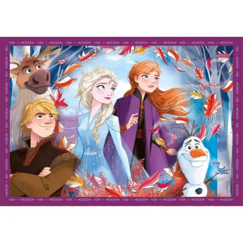 Puzzle 4 v 1 od Disney Ľadové kráľovstvo Echoes od Clementoni