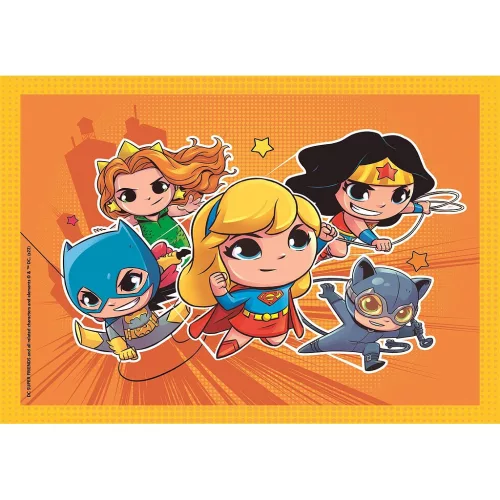 Puzzle DC Super Hero Mini-mates 4 v 1 od Clementoni