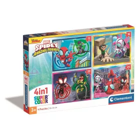 Spiderman Spidey puzzle 4v1 Clementoni