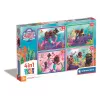 Disney princezná Junior Ariel 4 v 1 puzzle Clementoni