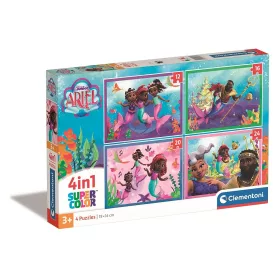 Disney princezná Junior Ariel 4 v 1 puzzle Clementoni